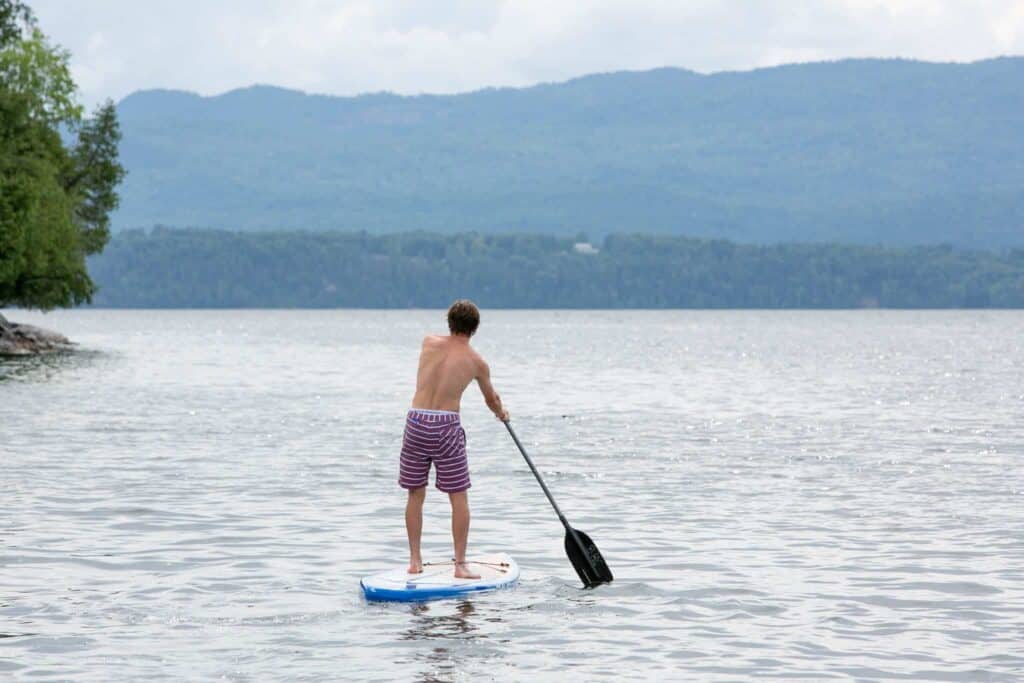 Basin-Harbor-Club-Paddleboarding-in-Lake-Champlain