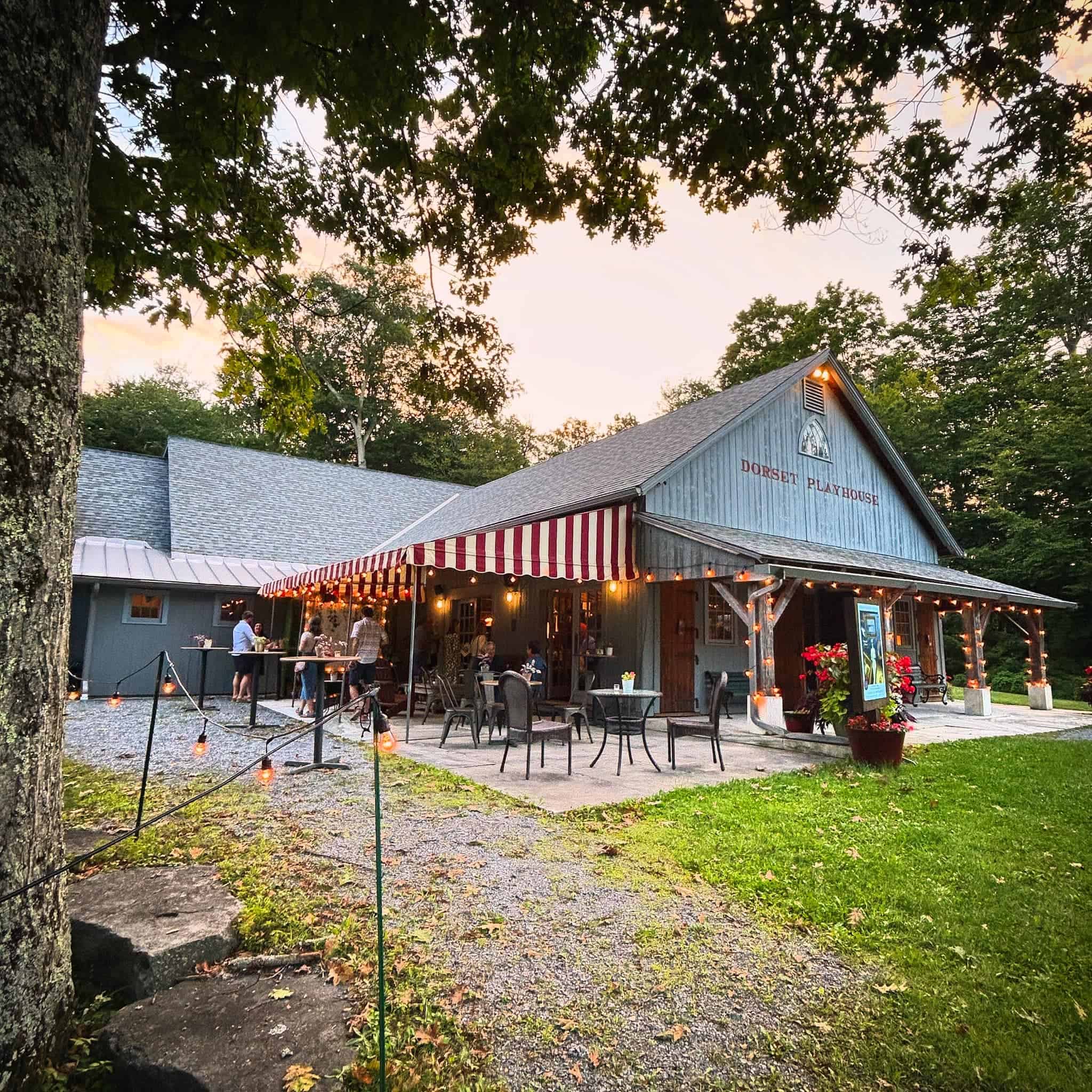 Dorset Theater Festival Exterior Dusk