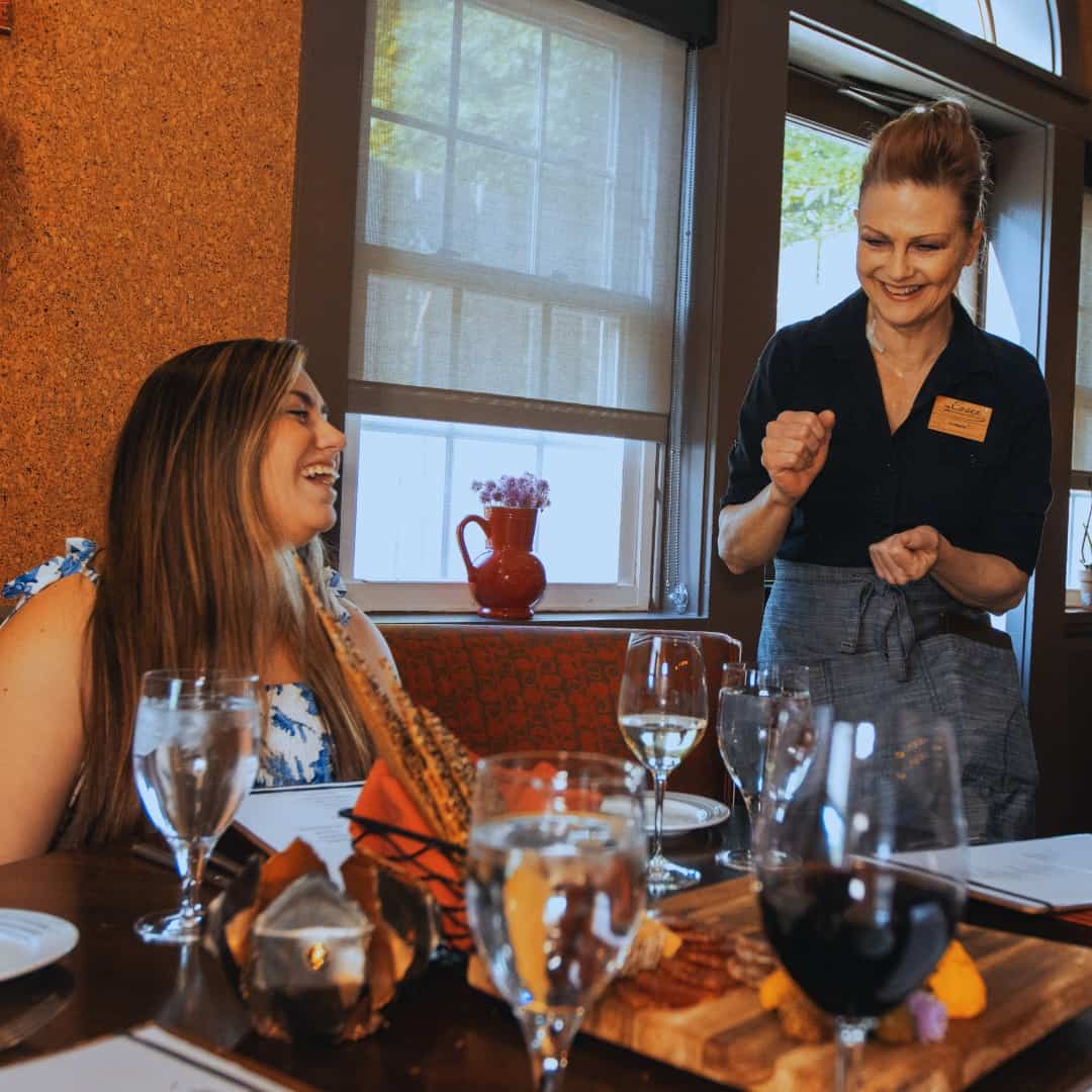 Essex Resort Junction Restaurant Server at Table