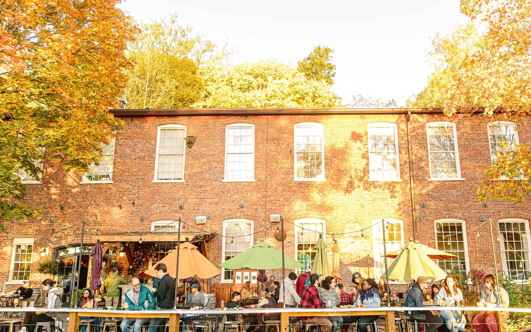 Foam Brewers Exterior Sunny Summer Day Patio Beers