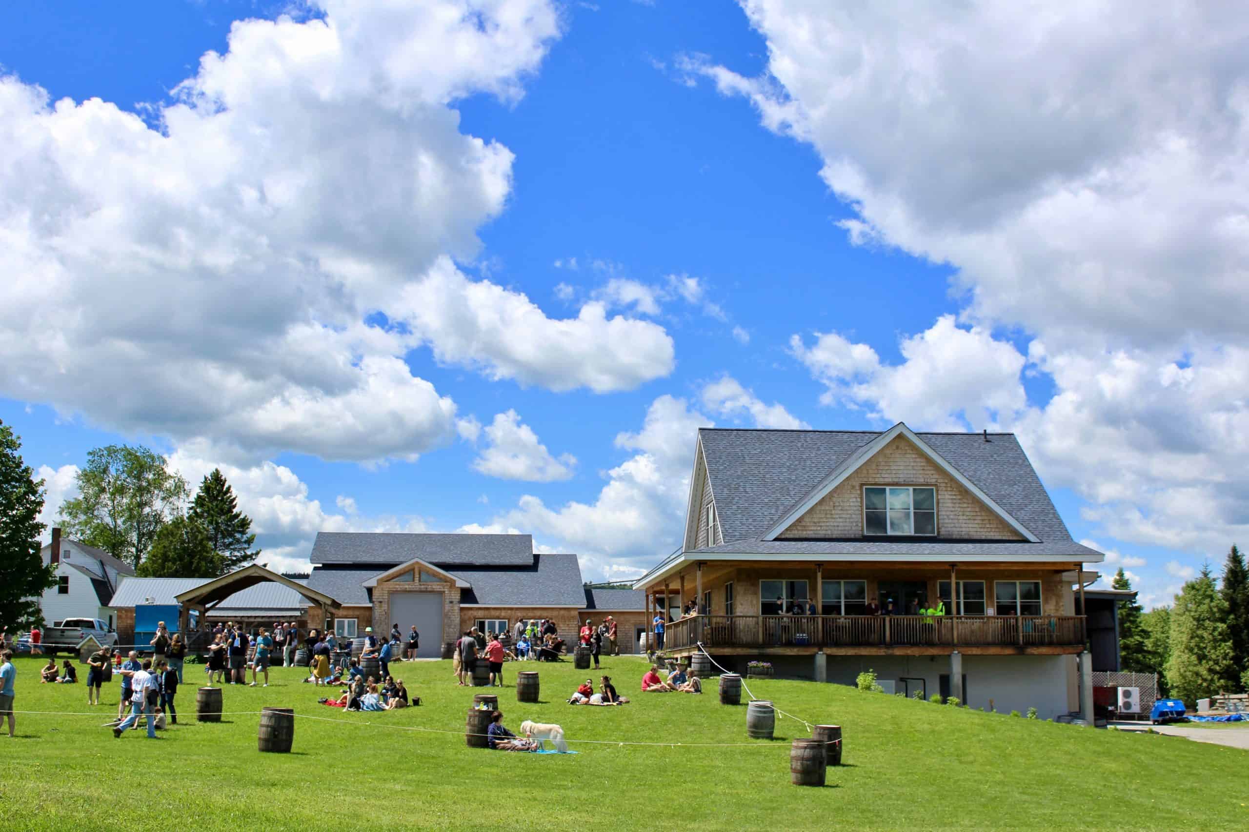 Hill Farmstead Brewery Exterior in Summer