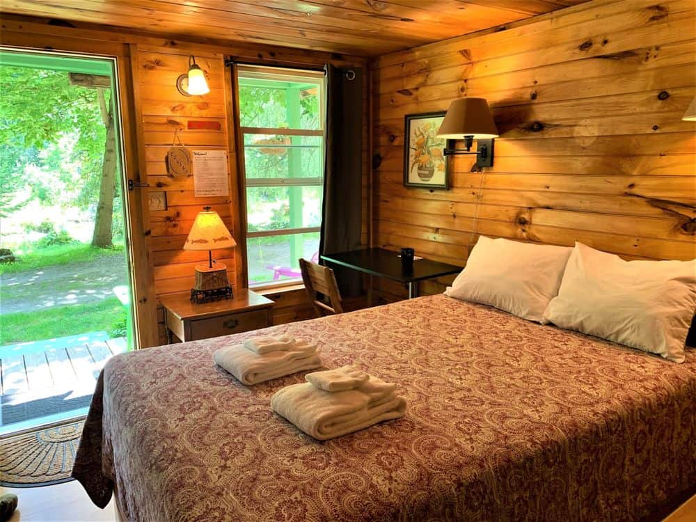 Pine Crest - Looking out Front Door of Cabin