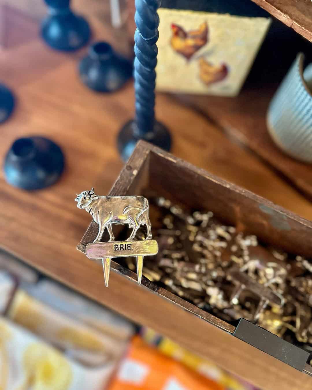 Squirrel Sterling Cheese Name Plate