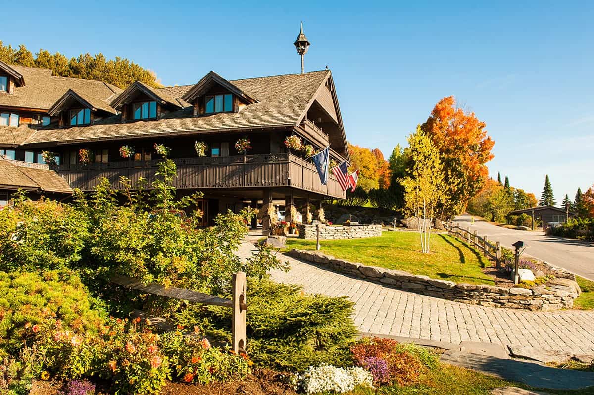 Trapp Family Lodge - Fall Entrance Exterior
