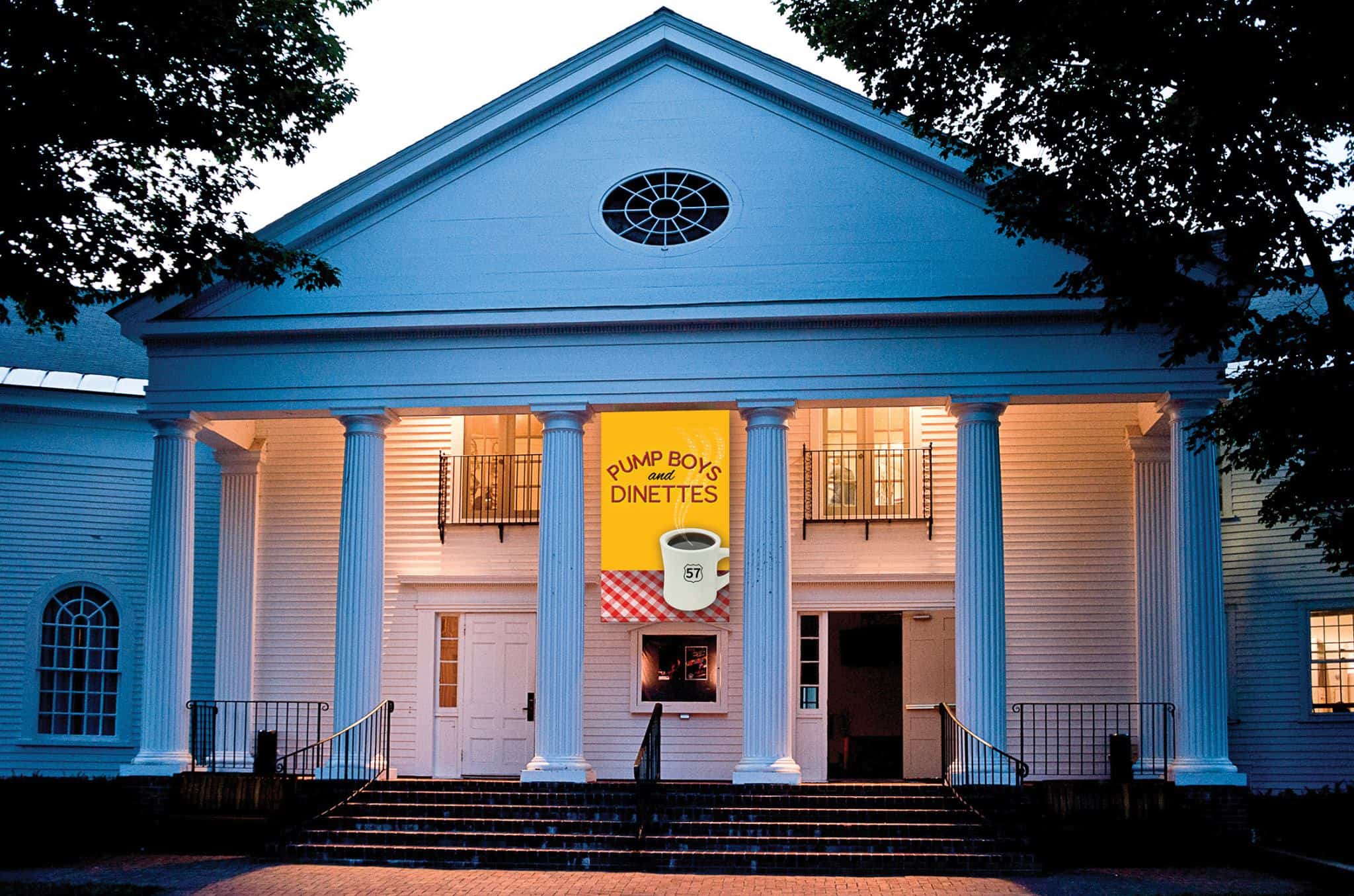 Weston Theater Company Exterior Summer Dusk