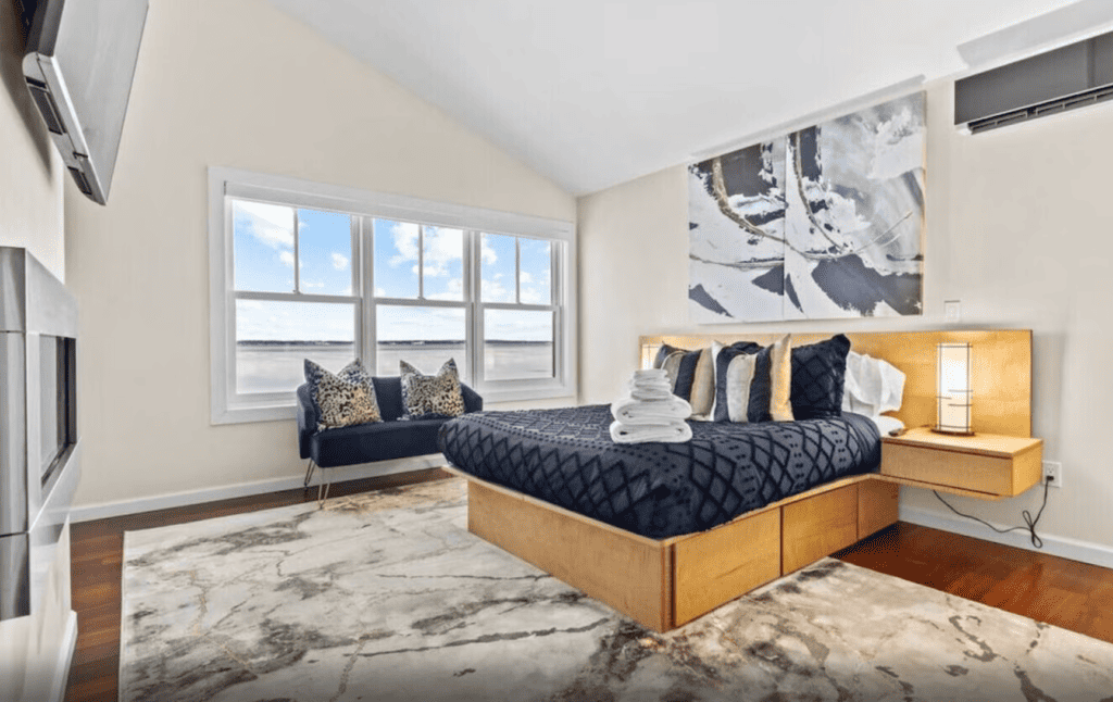 Lake Champlain VRBO Master Bedroom