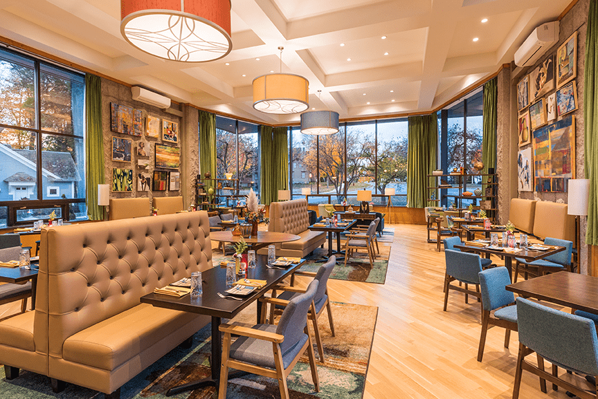 Silver Fork Interior Bright Dining Room